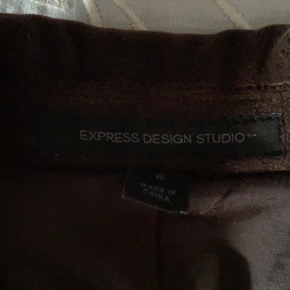 Express designed studio brown jacket - Picture 2 of 4